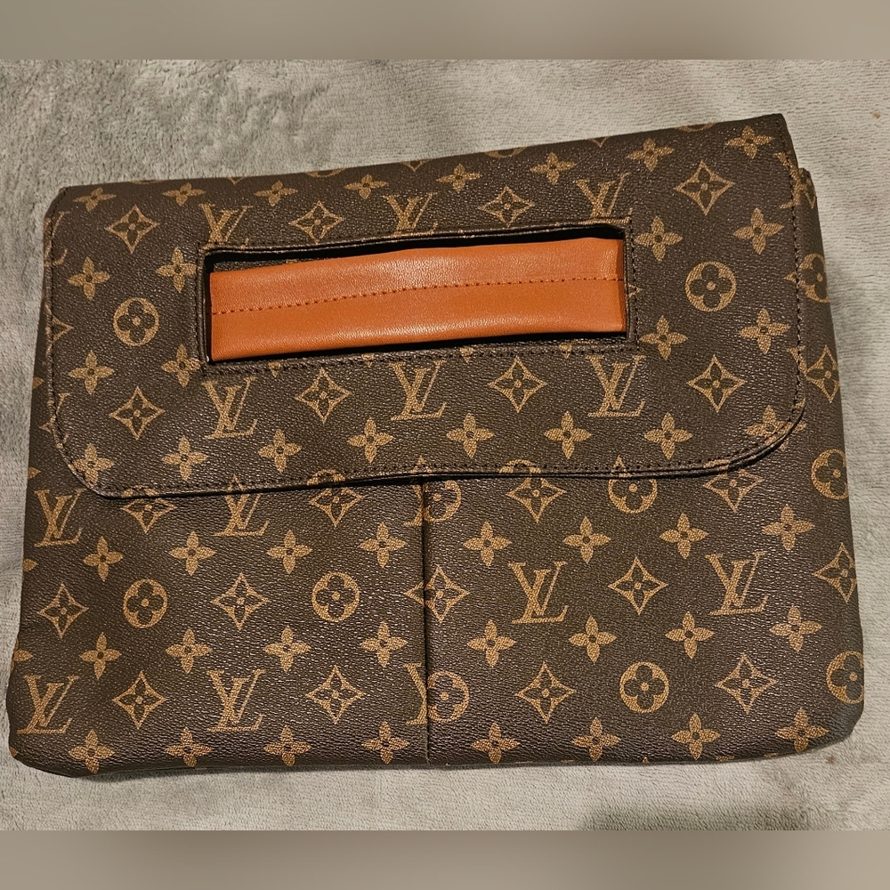 Monogram Canvas Extra Large Clutch/ Crossbody - Picture 2 of 6